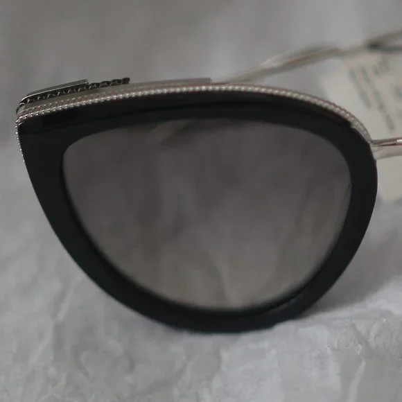 NWT Boucheron Cat Eye Black Sunglasses. - Picture 10 of 11